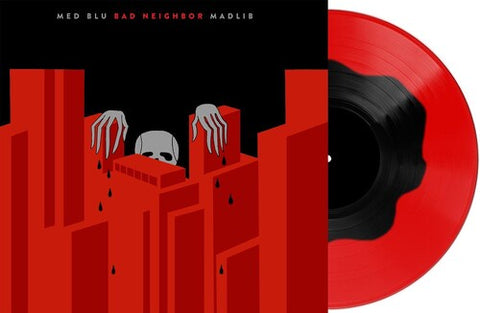 MED, BLU, MADLIB-BAD NEIGHBOUR RED & BLACK VINYL LP *NEW*