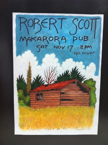 SCOTT ROBERT-MAKARORA ORIGINAL POSTER ARTWORK *NEW*