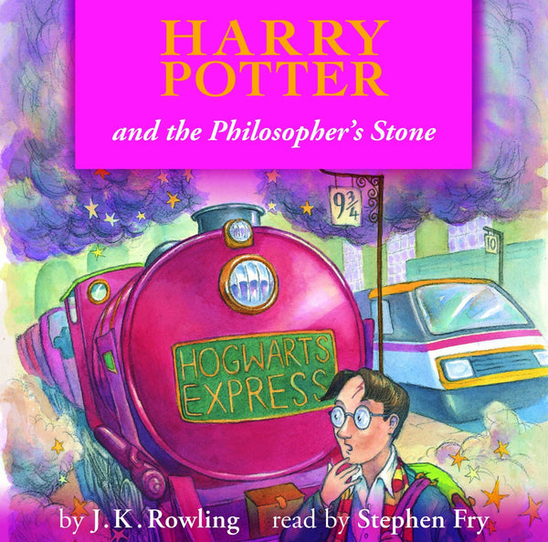 HARRY POTTER AND THE PHILOSOPHER'S STONE AUDIO BOOK 4CD VG+
