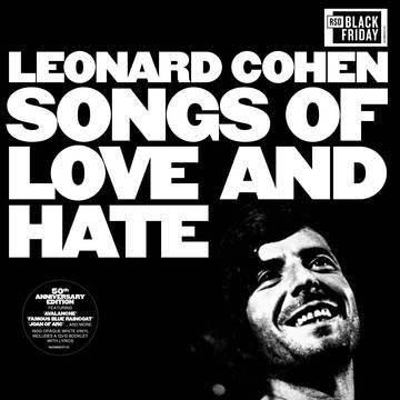 COHEN LEONARD-SONGS OF LOVE & HATE WHITE VINYL LP *NEW*