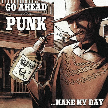 GO AHEAD PUNK... MAKE MY DAY-VARIOUS ARTISTS ORANGE SPLATTER VINYL LP *NEW*