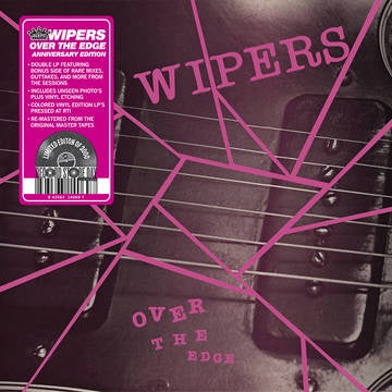 WIPERS-OVER THE EDGE MAGENTA/ CLEAR VINYL 2LP *NEW*