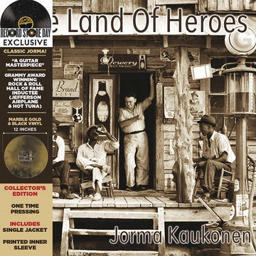 KAUKONEN JORMA-LAND OF HEROES GOLD/ BLACK VINYL LP *NEW*