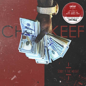 CHIEF KEEF-SORRY 4 THE WEIGHT RED/ BLACK/ WHITE MARBLE VINYL 2LP *NEW*