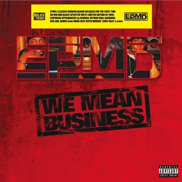 EPMD-WE MEAN BUSINESS RED/ BLACK SPLATTER VINYL LP *NEW*