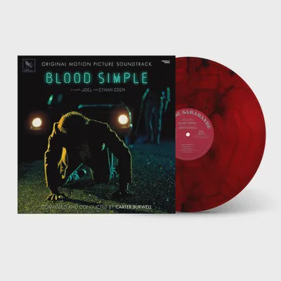 BLOOD SIMPLE OST-CARTER BURWELL RED VINYL LP *NEW*