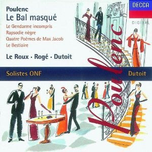 POULENC-LE BAL MASQUE  + LE GENDARME INCOMPRIS ETC CD VG