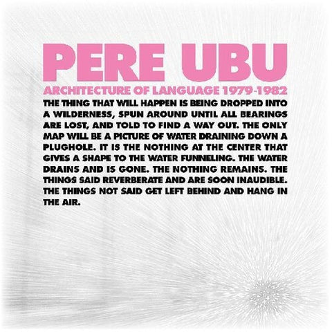 PERE UBU-ARCHITECTURE OF LANGUAGE 1979-1982 4CD *NEW*