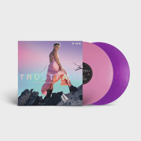 PINK - TRUSTFALL (TOUR DELUXE EDITION) PINK/VIOLET VINYL 2LP *NEW*