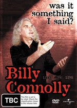 CONNOLLY BILLY-WAS IT SOMETHING I SAID? DVD VG
