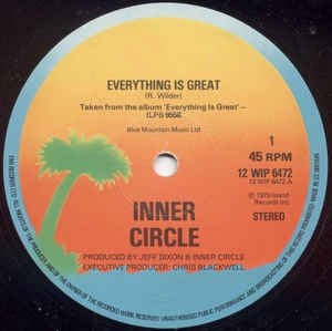 INNER CIRCLE-EVERYTHING IS GREAT 12" VG COVER VG+