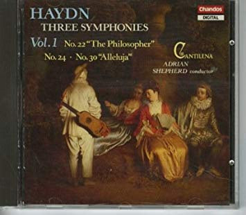 HAYDN-SYMPHONIES 22, 24, 30 SHEPHERD CD VG