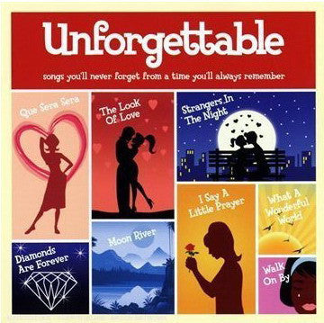 UNFORGETTABLE-VARIOUS ARTISTS 2CD VG+