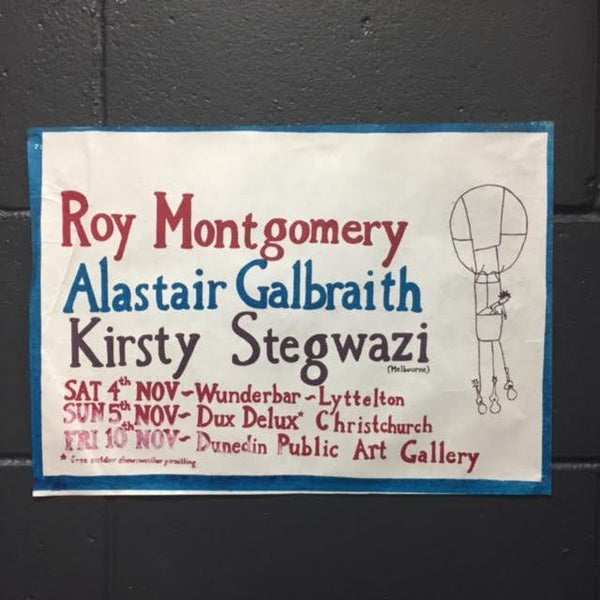 ROY MONTGOMERY ALASTAIR GALBRAITH GIG POSTER