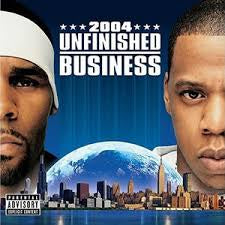 KELLY R. & JAY-Z-2004 UNFINISHED BUSINESS 2LP NM COVER VG+ WAS $24.99 NOW...