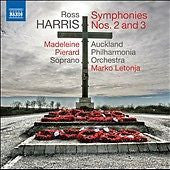 HARRIS ROSS-SYMPHONIES NOS 2 & 3 CD *NEW*