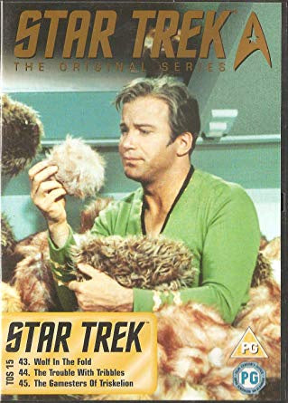 STAR TREK THE ORIGINAL SERIES DISC 15 EPS. 43,44,45 DVD VG