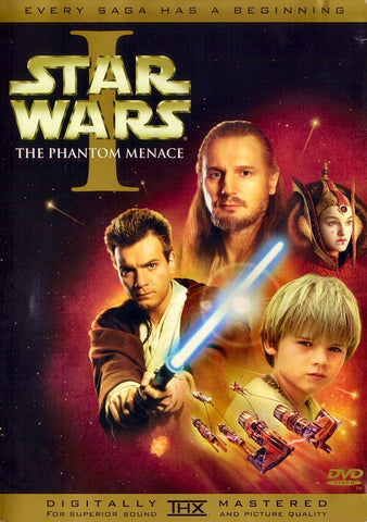 STAR WARS I: THE PHANTOM MENACE DVD VG