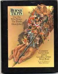 BERNIE TAUPIN-THE ONE WHO WRITES THE WORDS FOR ELTON JOHN BOOK VG