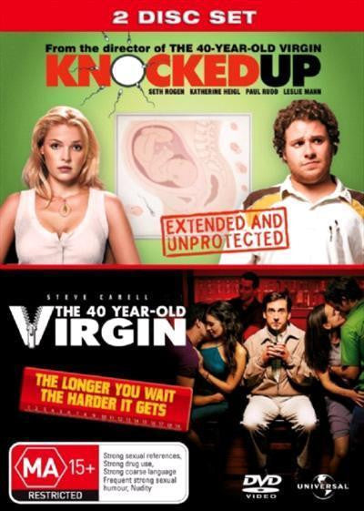 KNOCKED UP + THE 40 YEAR OLD VIRGIN 2DVD G