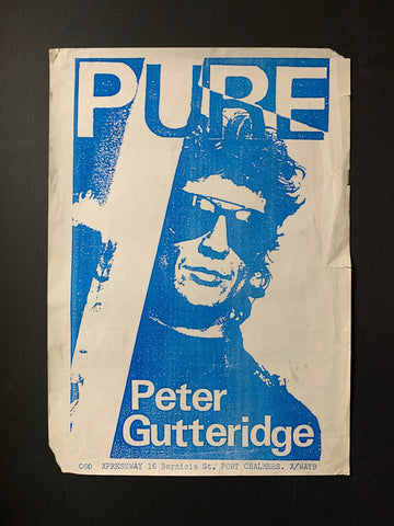 GUTTERIDGE PETER - PURE ORIGINAL PROMO POSTER