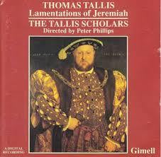 TALLIS SCHOLARS-LAMENTATIONS OF JEREMIAH CD VG