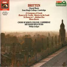 BRITTEN BENJAMIN-CHORAL MUSIC FROM KINGS COLLEGE CD VG