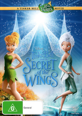 TINKERBELL AND THE SECRET OF THE WINGS DVD VG