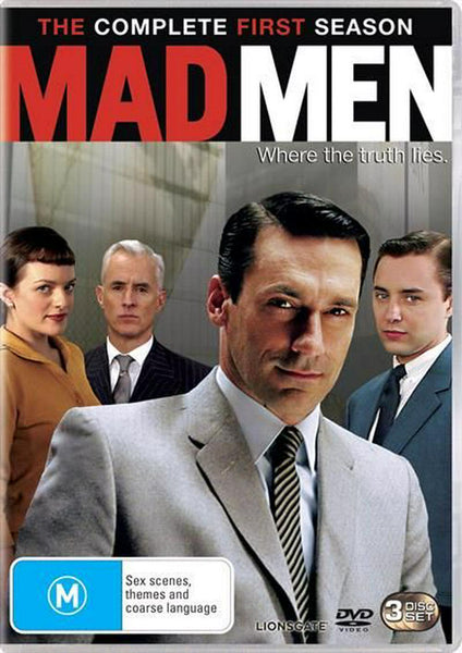 MAD MEN-SEASON ONE 3DVD VG