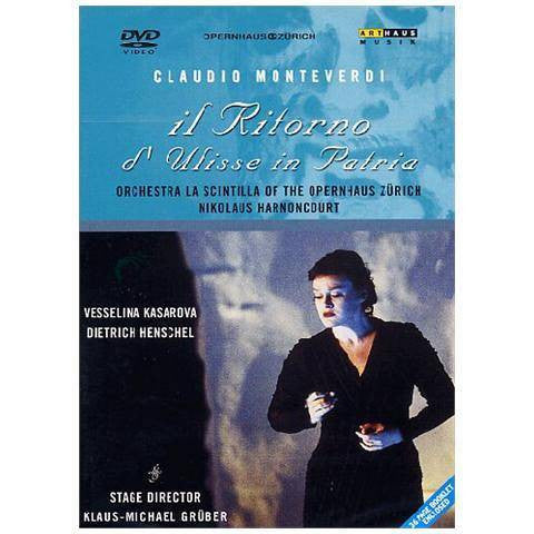 MONTEVERDI-IL RITORNO D'ULISSE IN PATRIA HARNONCOURT DVD *NEW*