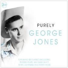 JONES GEORGE-PURELY GEORGE JONES 2CD VG