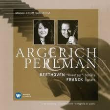 BEETHOVEN/ FRANCK-VIOLIN SONATAS PERLMAN ARGERICH CD *NEW*