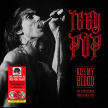 POP IGGY-KISS MY BLOOD SPLATTER VINYL 3LP+DVD *NEW*