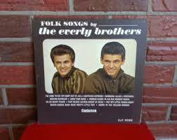 EVERLY BROTHERS THE-FOLK SONGS BY LP VG COVER G