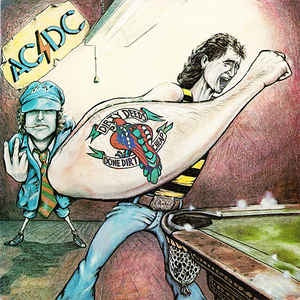 AC/DC-DIRTY DEEDS DONE DIRT CHEAP LP EX COVER EX