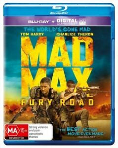 MAD MAX FURY ROAD BLURAY VG+