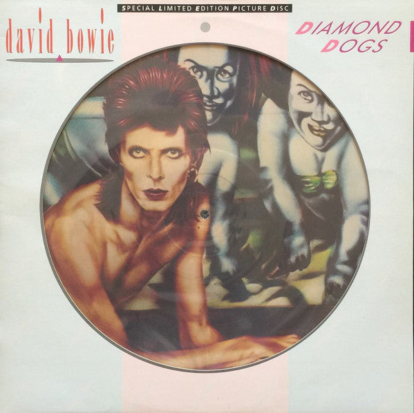 BOWIE DAVID-DIAMOND DOGS PICTURE DISC LP VG COVER VG