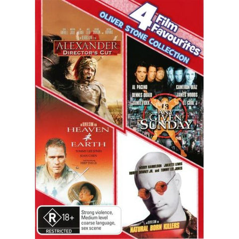 STONE OLIVER-4 FILM FAVOURTIES 4DVD