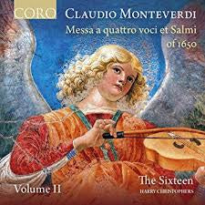 MONTEVERDI CLAUDIO-MESSA A QUATTRO VOCI ET SALMI OF 1650 THE SIXTEEN CD *NEW*