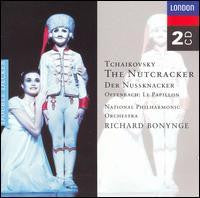 TCHAIKOVSY OFFENBACH BONYNGE-NUTCRACKER PAPILLON 2CD VG