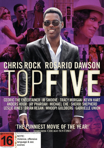 TOP FIVE - CHRIS ROCK ROSARIO DAWSON DVD G