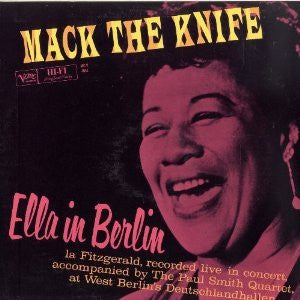 FITZGERALD ELLA-MACK THE KNIFE ELLA IN BERLIN LP G COVER VG