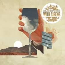 SLEEPING WITH SIRENS-LET'S CHEERS TO THIS YELLOW VINYL LP NM COVER EX