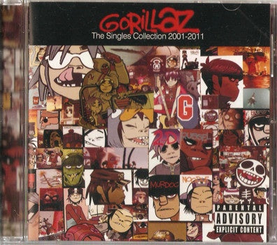 GORILLAZ-THE SINGLES COLLECTION 2001-2011 CD + DVD NM