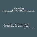 CALE JOHN-FRAGMENTS OF A RAINY SEASON 2CD *NEW*