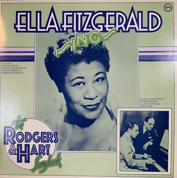 FITZGERALD ELLA-SINGS THE RODGERS & HART SONGBOOK 2LP EX COVER EX