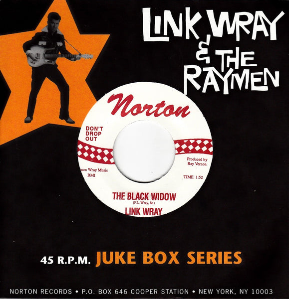 WRAY LINK AND THE RAYMEN-THE BLACK WIDOW 7" *NEW*
