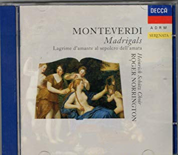 MONTEVERDI-MADRIGALS HEINRICH SCHIITZ CHOIR CD VG