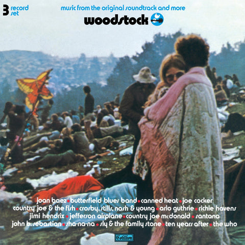 WOODSTOCK OST-VARIOUS ARTISTS 3LP EX COVER VG+