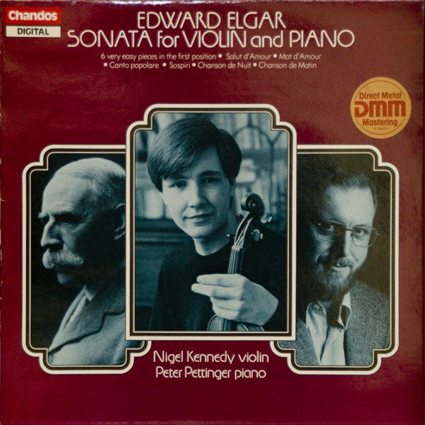 ELGAR-SONATA FOR VIOLIN & PIANO KENNEDY & PETTINGER CD VG